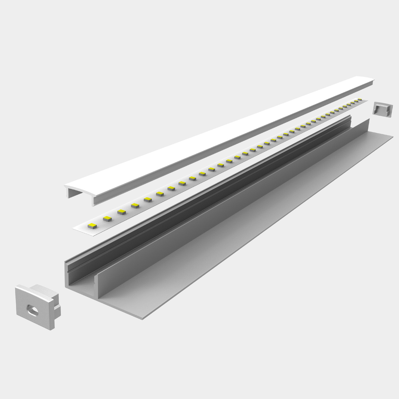 LD3611: Linear Recessed LED Profile