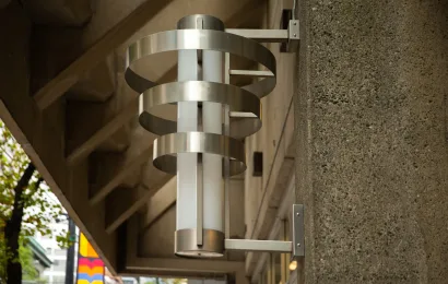 Stainless Steel Sconces - Harbour Center, SFU Downtown Campus